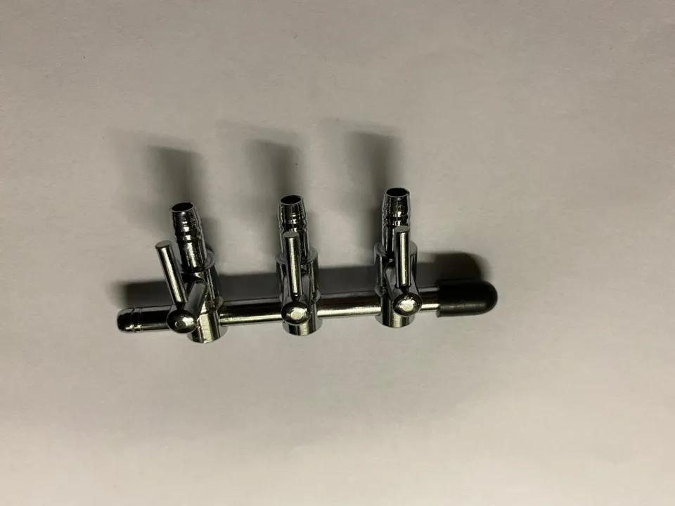 Näsets Förgrening metall 3-väg syrepump ventil