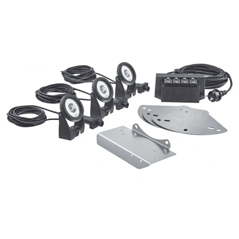 OASE LunAqua Power fontänbelysning vit LED 3-pack