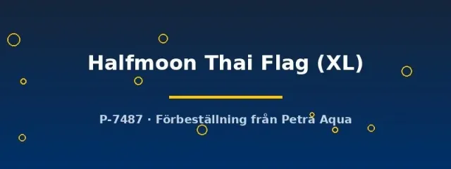 Näsets Ciklidhobby Betta Halfmoon Thai Flag kampfisk XL par