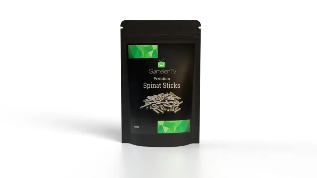 GarnelenTv Premium spenatsticks räkfoder 50 g växt