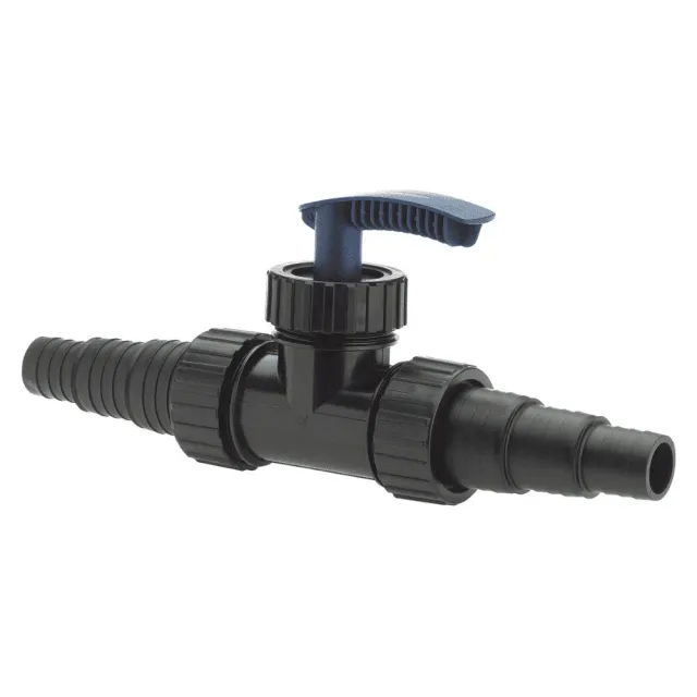 Flödesregulator 1 1/2″ med slangadapter 1″–1/2″