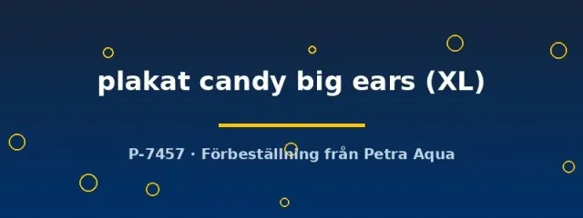 Näsets Ciklidhobby Betta plakat candy big ears kampfisk XL