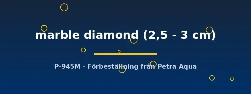 Näsets Diamond Marble skalare 2,5–3 cm marmor