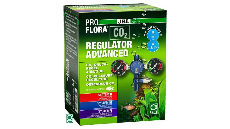JBL ProFlora CO2 Regulator Advanced tryckregulator titan