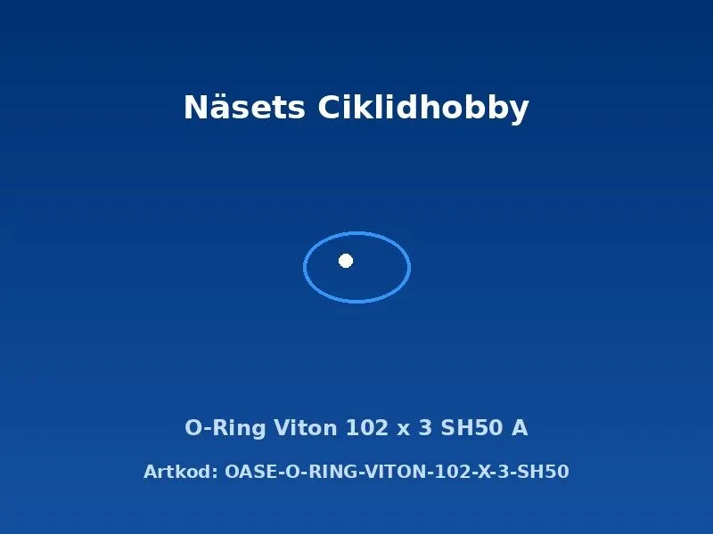 Oase O-Ring Viton 102x3 SH50A packning
