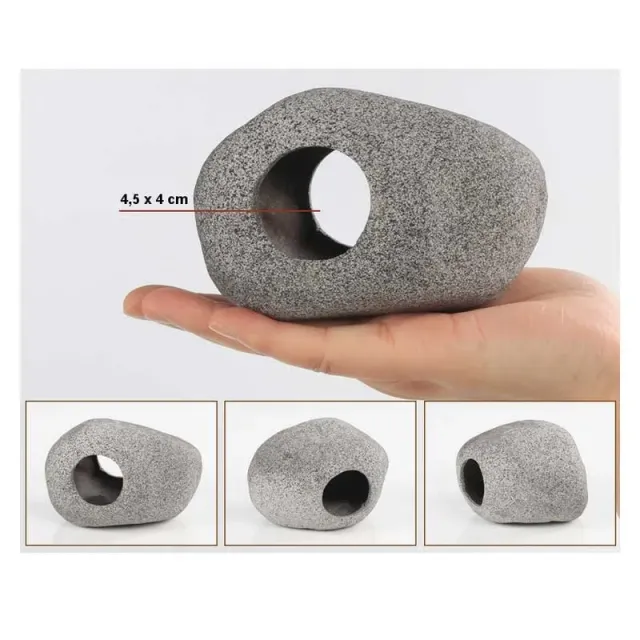 Näsets Ciklidhobby Stengrotta 11,5 cm akvariedekoration 2 ingångar