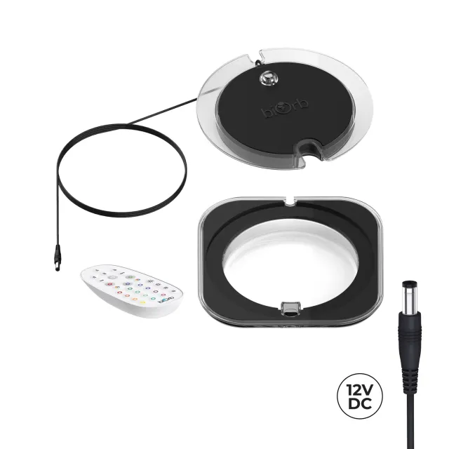 biOrb MCR LED Large akvarielampa svart fjärrkontroll