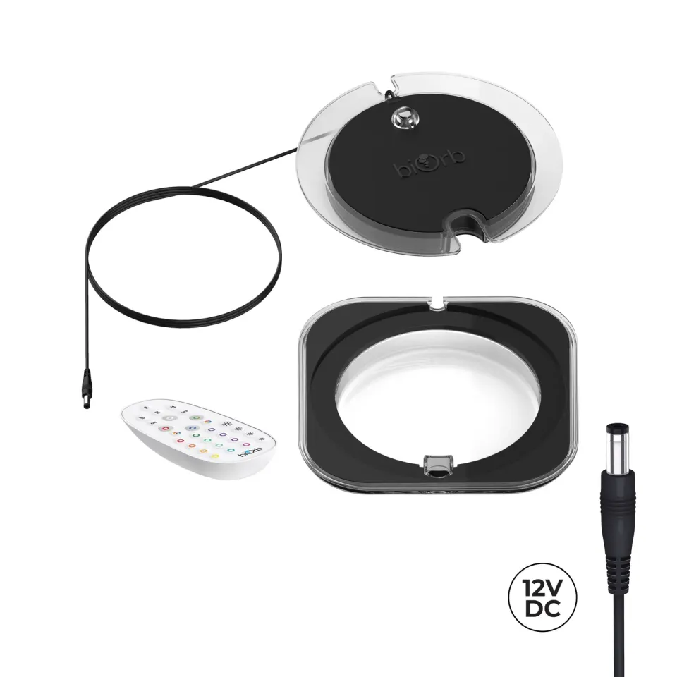 biOrb MCR LED Large akvarielampa svart fjärrkontroll