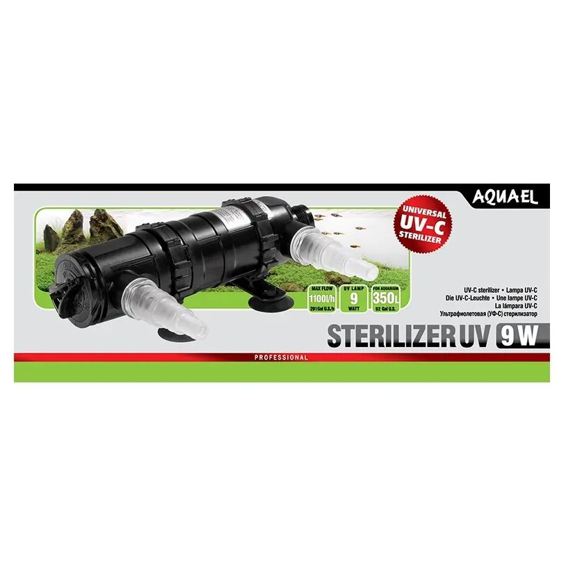 Aquael UV-C Sterilizer uv-filter 9W klarvatten