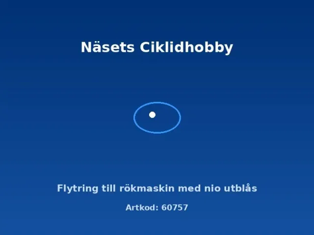 Flytring till rökmaskin nio utblås dimtillbehör
