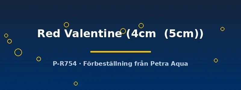 Näsets Ciklidhobby Symphysodon Red Valentine diskus 4–5 cm