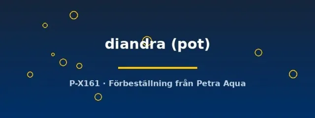 Näsets Didiplis diandra akvarieväxt pot ljusröd