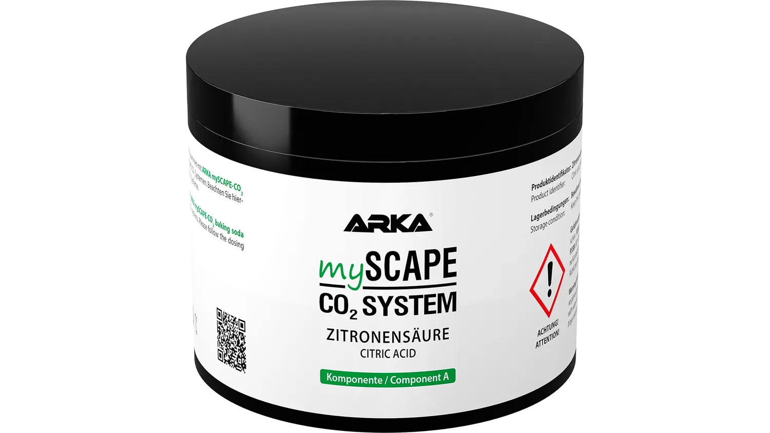 ARKA myScape-CO2 påfyllningsset citronsyra 400 g