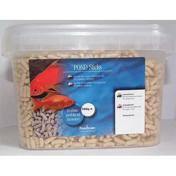Näsets Ciklidhobby Pondsticks dammfoder 3,5 liter flytande