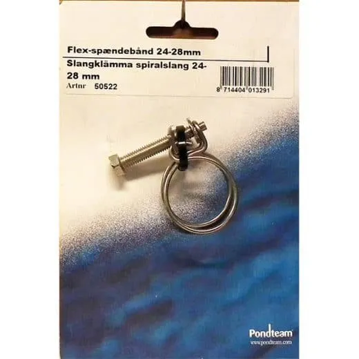 Näsets Ciklidhobby Spiralslang slangklämma 24–28 mm 1 tum