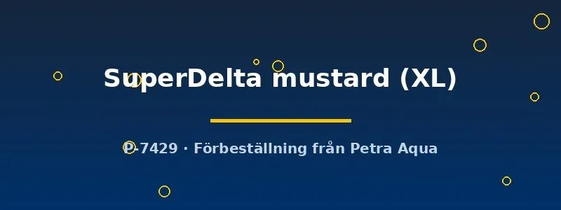 Näsets Ciklidhobby Kampfish hona SuperDelta Mustard Betta XL