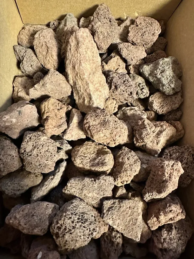 Garnelen TV Lava 1-4 cm akvariesten kross porös
