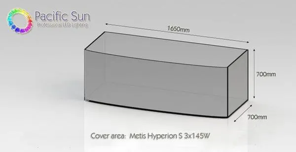Pacific Sun Metis Hyperion R2+ LED-lampa 2x135W