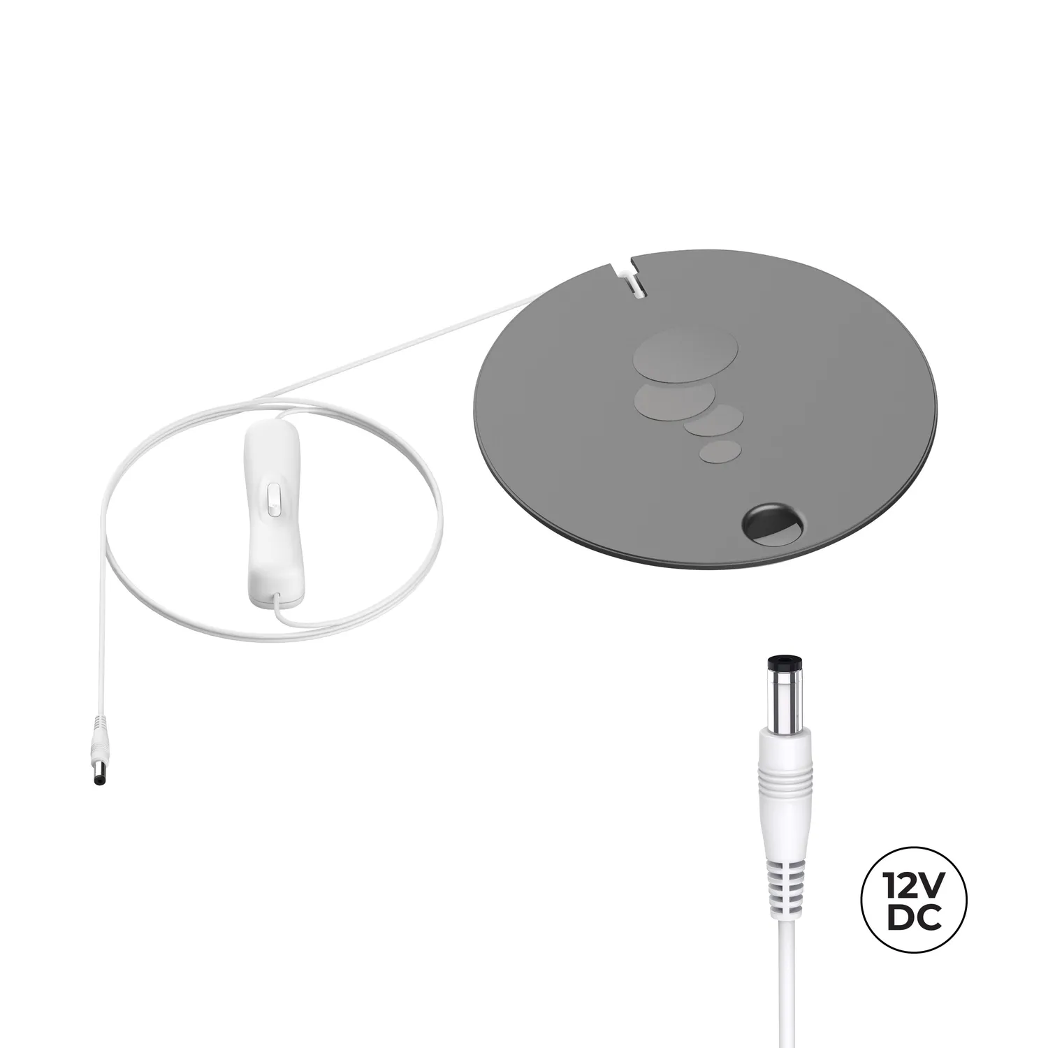 biOrb Classic Standard LED Large akvarielampa svart vitt ljus