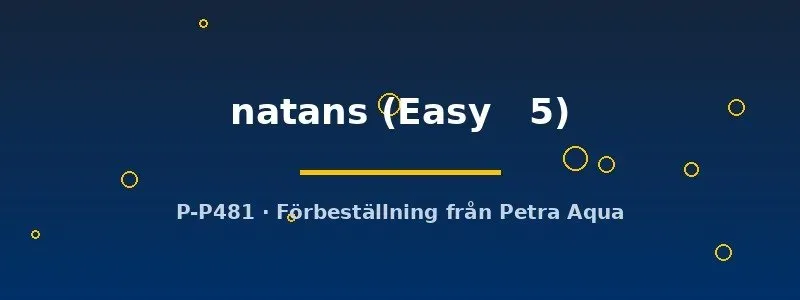 Näsets Ciklidhobby Trapa natans flytväxt Easy5 tålig