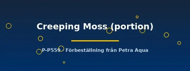 Näsets Ciklidhobby Creeping Moss mossa portion krypande