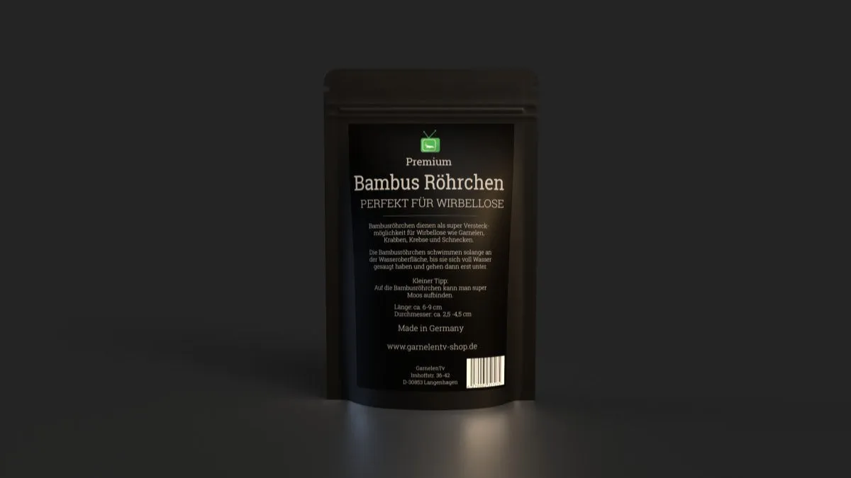 Garnelen TV Premium bamburör akvariedekor räkgömma