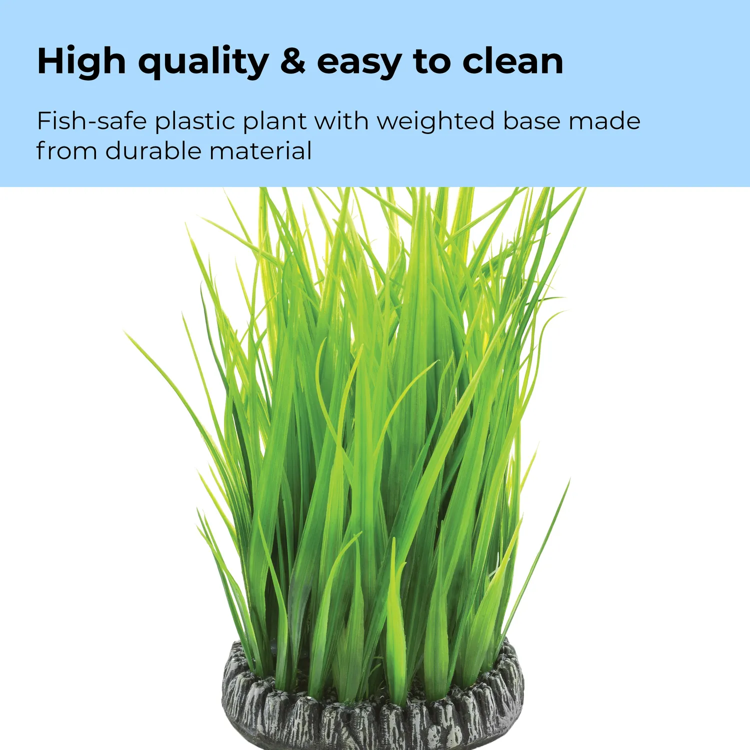 biOrb Grass Ring akvariedekoration grön medium plast