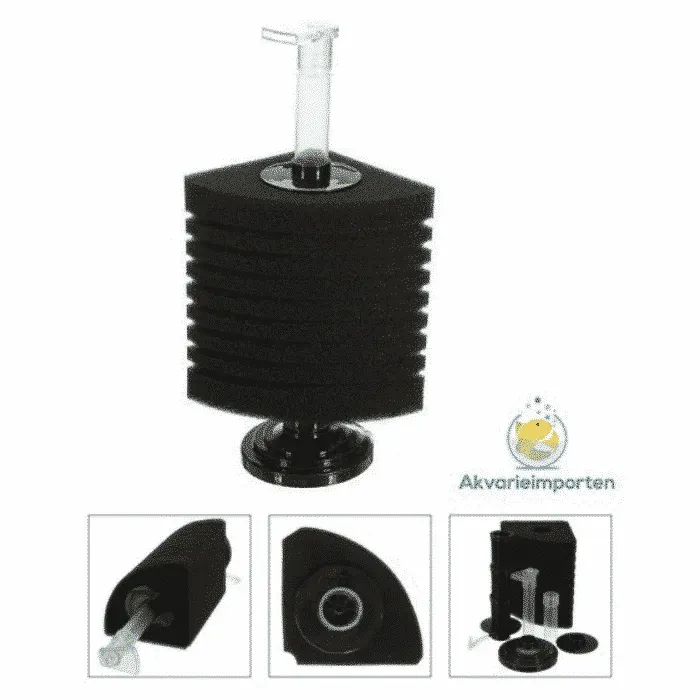 Näsets Ciklidhobby Svampfilter Hörn 350L akvariefilter luftpump