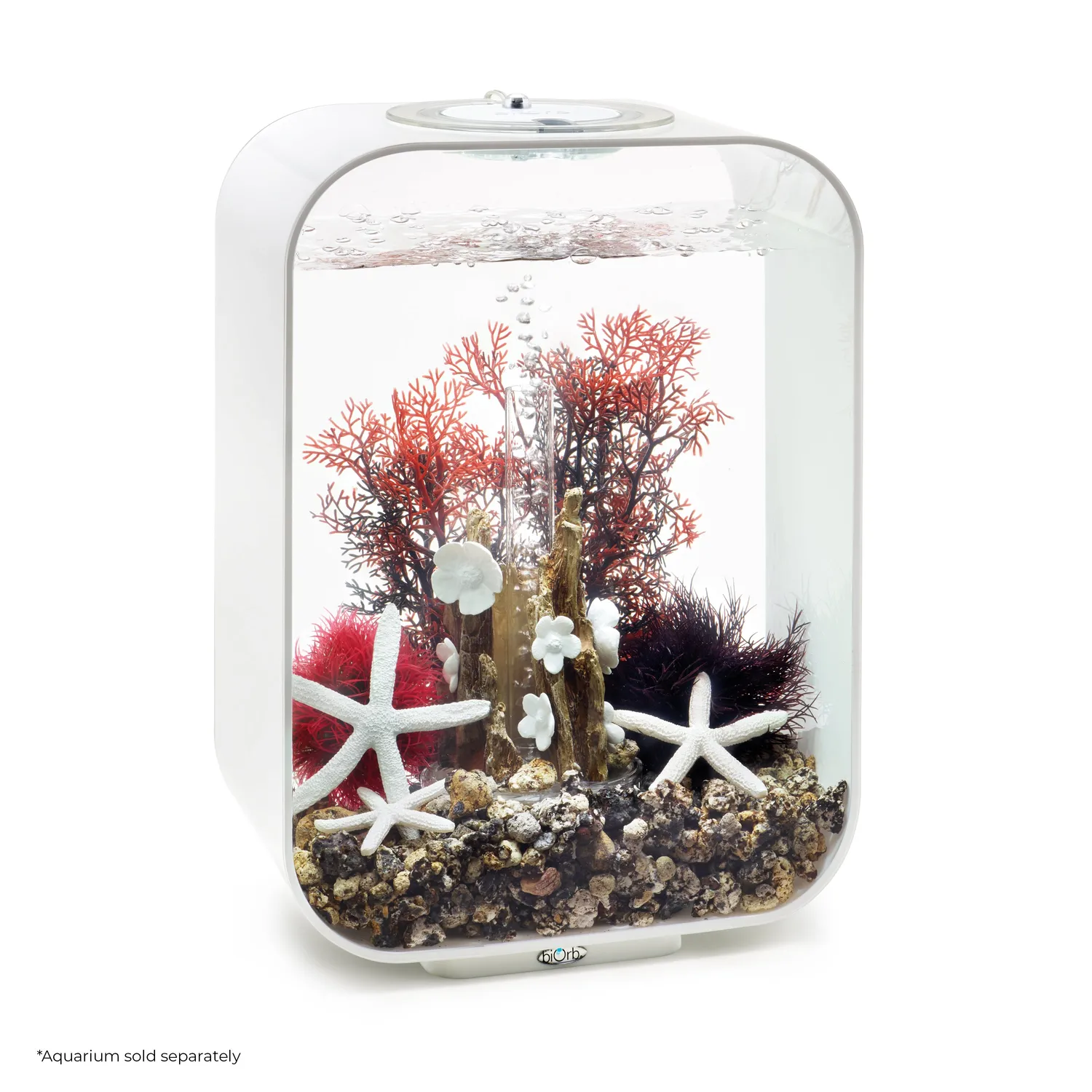 biOrb Red Forest dekorationsset röd 15 liter akvarium