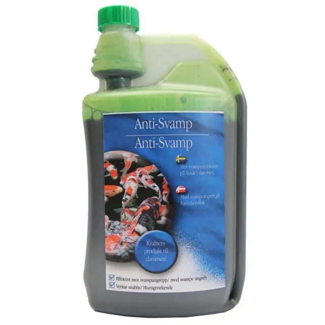 Anti Svamp fiskvård svampmedel 1 liter 9000 liter