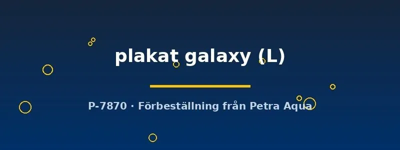 Näsets Ciklidhobby Betta plakat galaxy kampfisk hane L