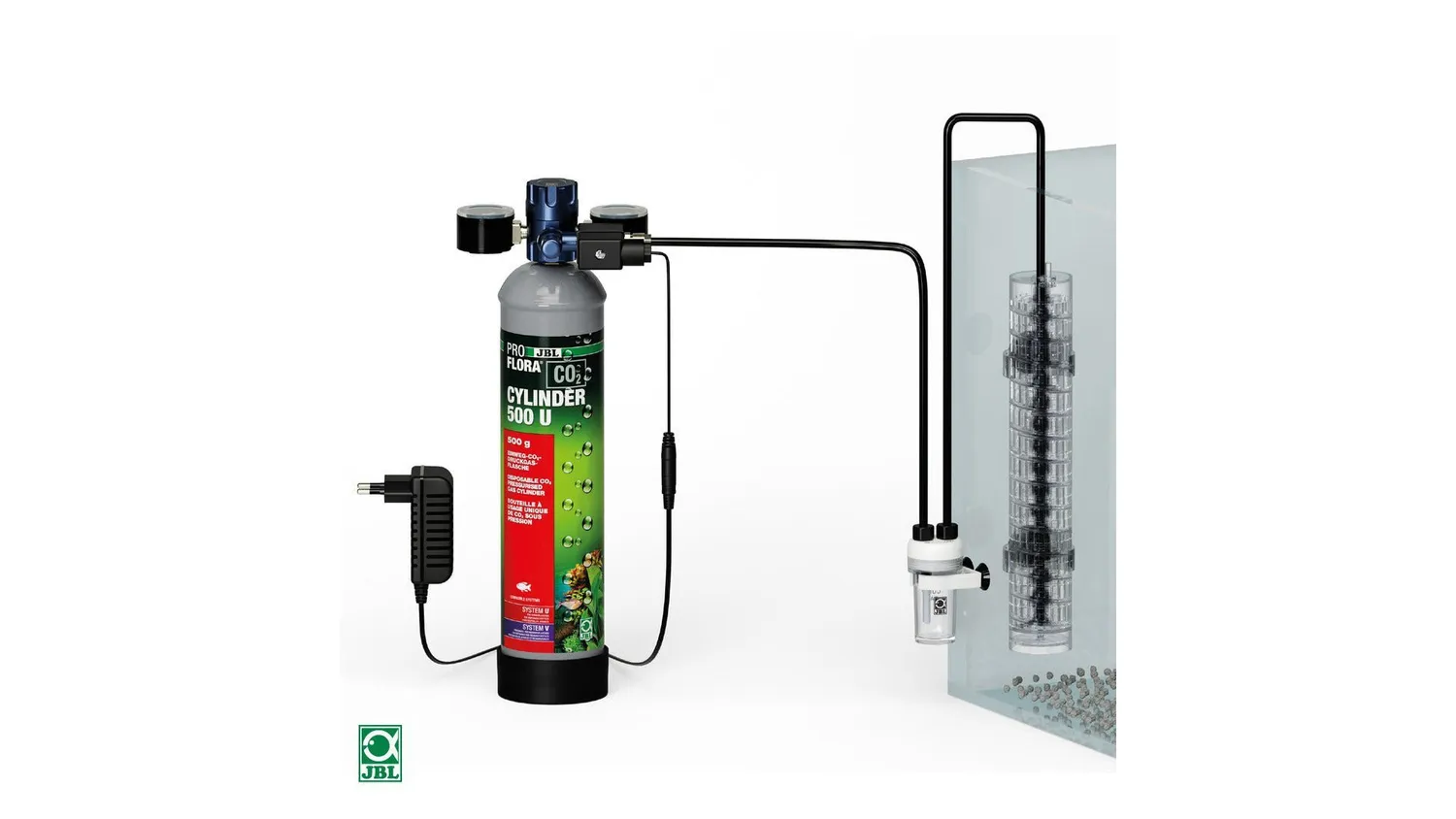 JBL Proflora Advanced Set U CO2-anläggning 40-600 l