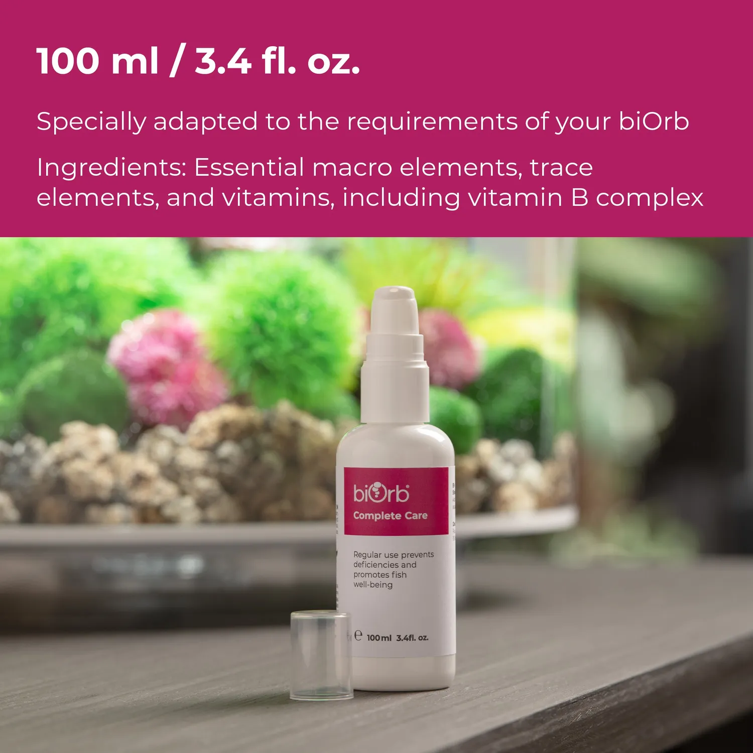 biOrb Complete Care fiskvård 100 ml vitamin B