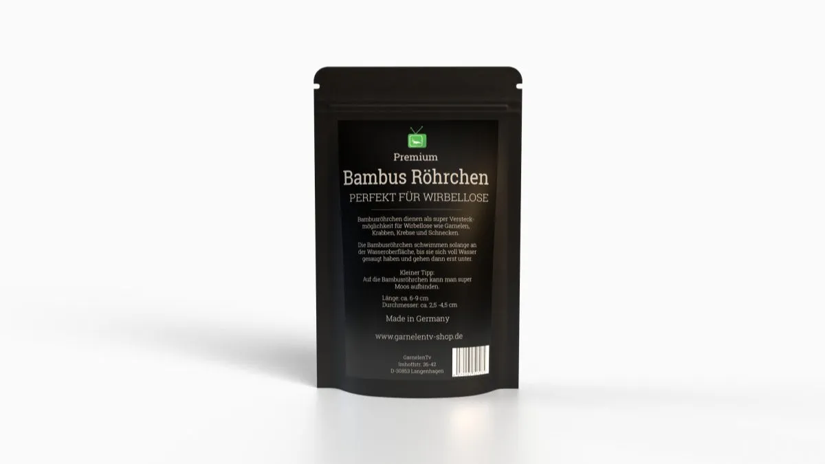 Garnelen TV Premium bamburör akvariedekor räkgömma