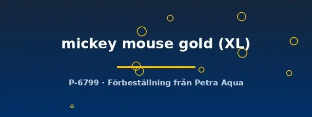 Näsets Ciklidhobby Mickey Mouse Gold platy XL
