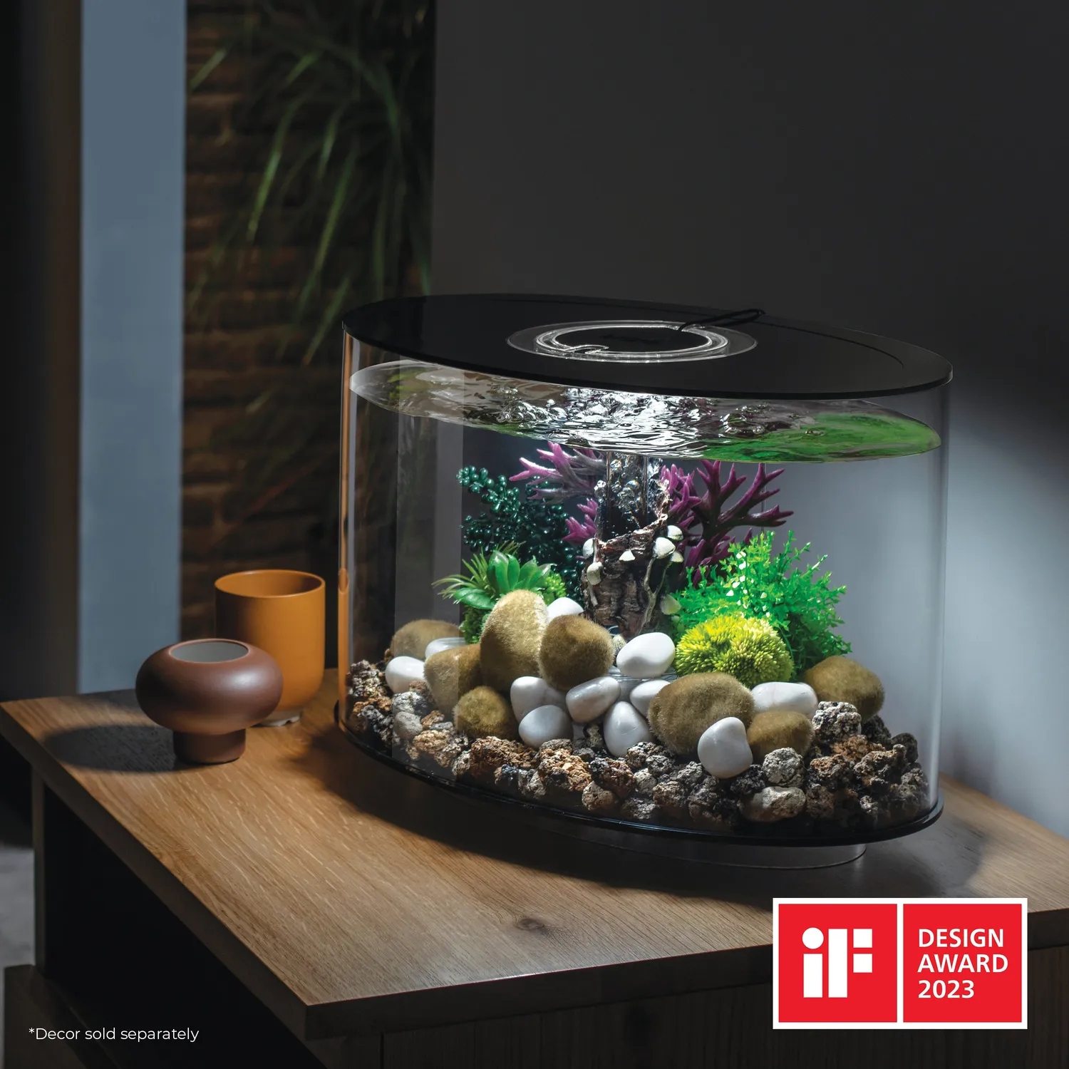 biOrb LOOP 15 akvarium 15 liter svart LED