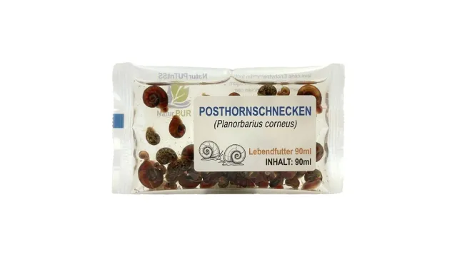Garnelen TV Posthorn Planorbarius corneus levandefoder 90 ml