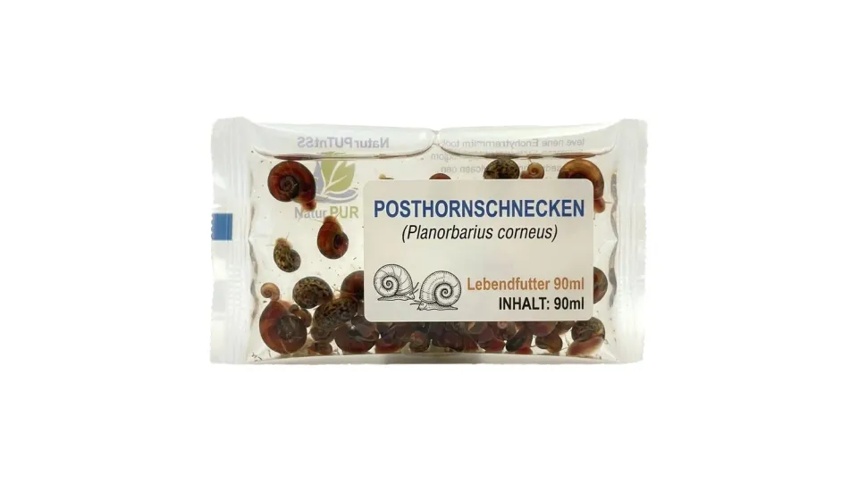 Garnelen TV Posthorn Planorbarius corneus levandefoder 90 ml