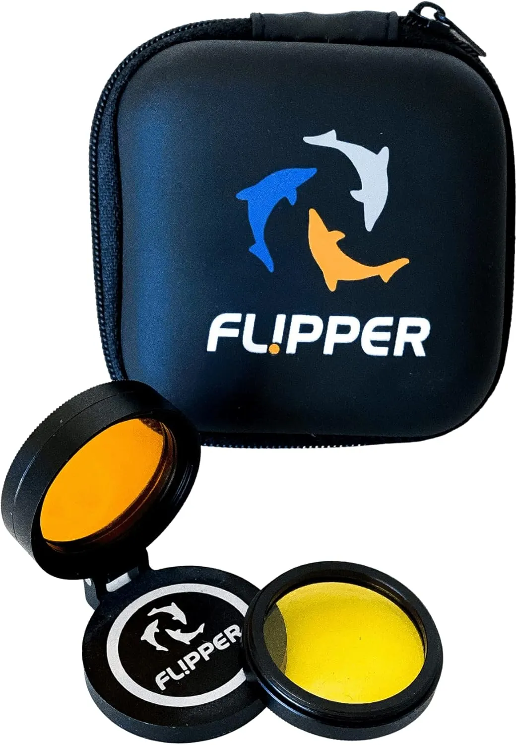 DeepSee Flip-Kick telefonfilter korallfoto orange gul