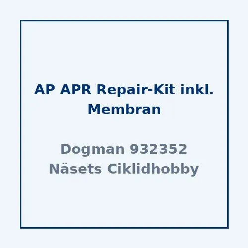 Näsets AP APR reparationskit med membran