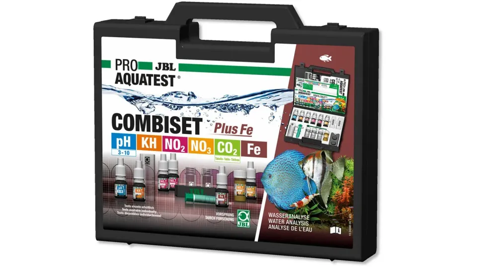 JBL ProAquatest CombiSet Plus Fe vattentest 7 tester