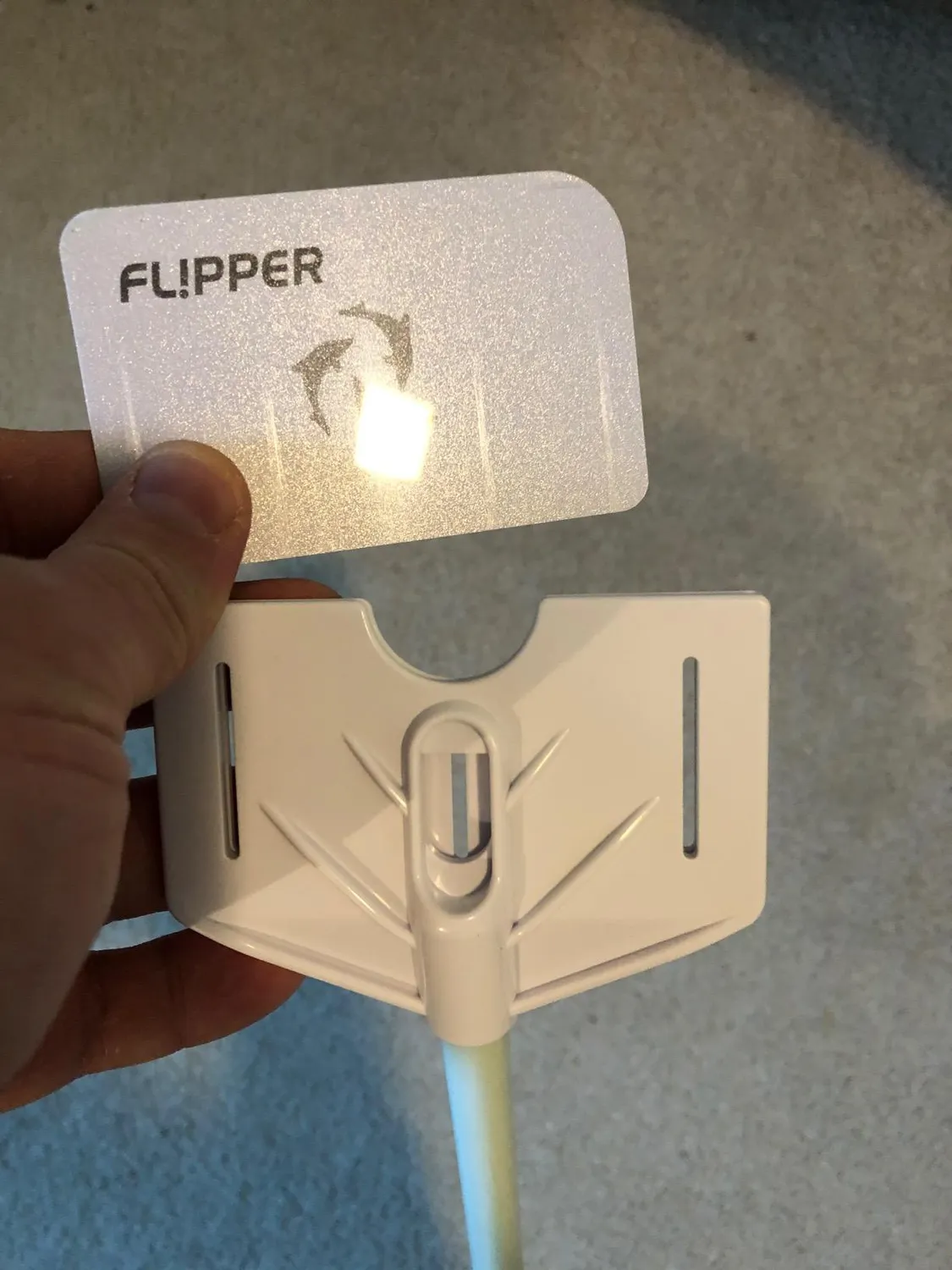 Flipper Platinum algskrapa 18 tum glas akryl