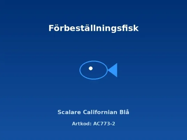 Näsets Ciklidhobby Scalare Californian Blå skalar 4 cm blå