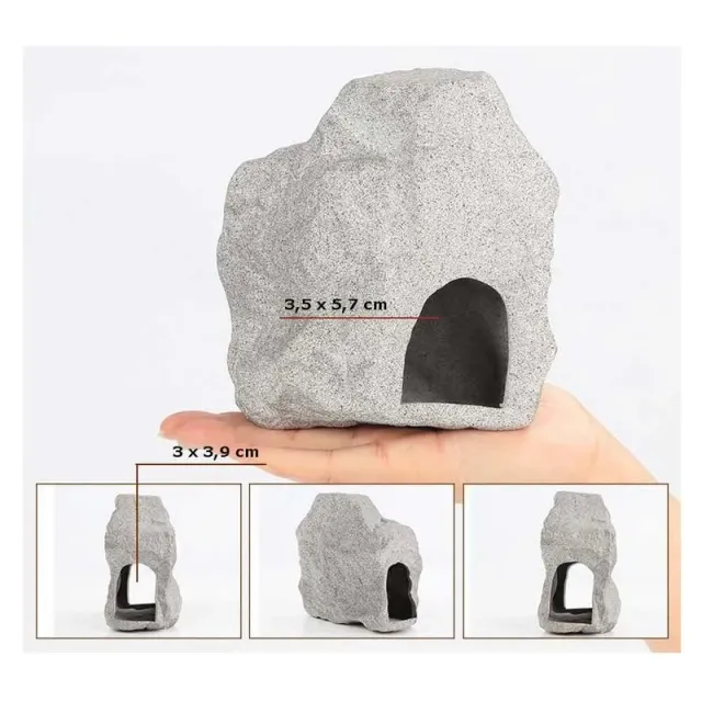 Näsets Ciklidhobby Stengrotta 14,5 cm akvariegrotta keramik