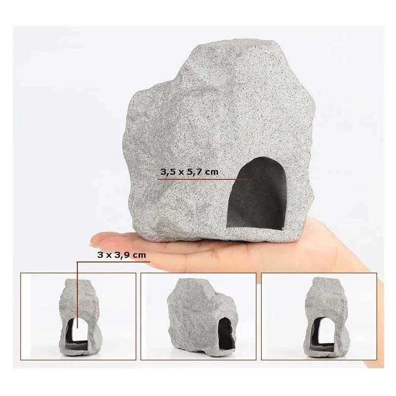 Näsets Ciklidhobby Stengrotta 14,5 cm akvariegrotta keramik