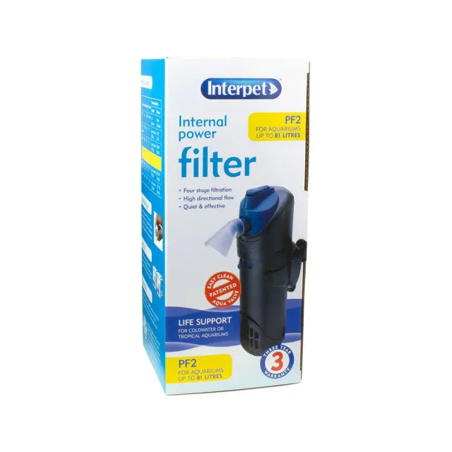 Interpet Internal Power Filter innerfilter PF2 akvarium