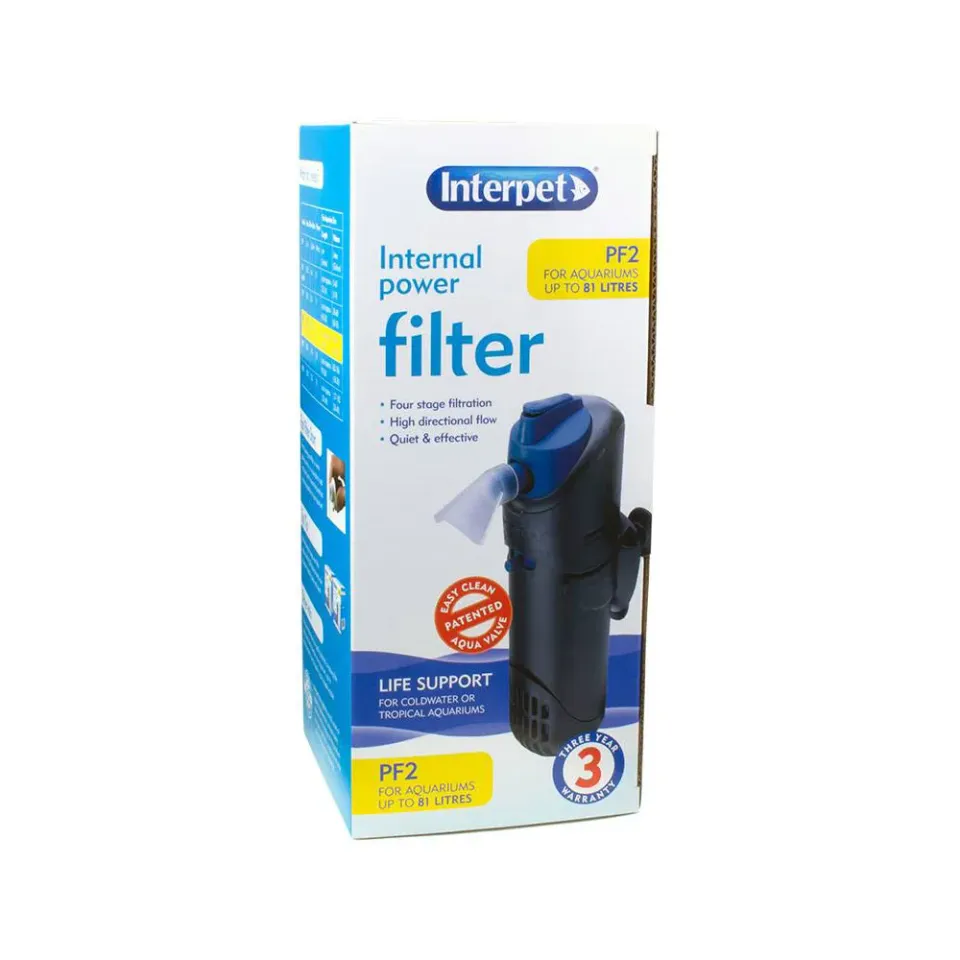 Interpet Internal Power Filter innerfilter PF2 akvarium