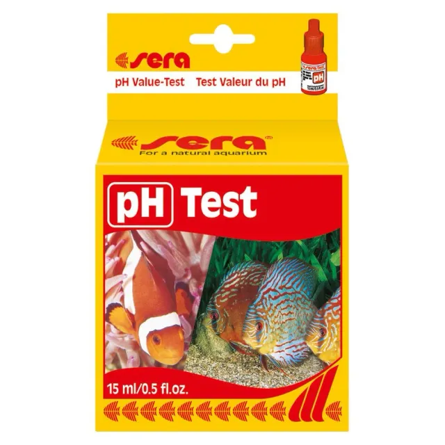 Sera Vattentest pH 15 ml dropptest akvarium