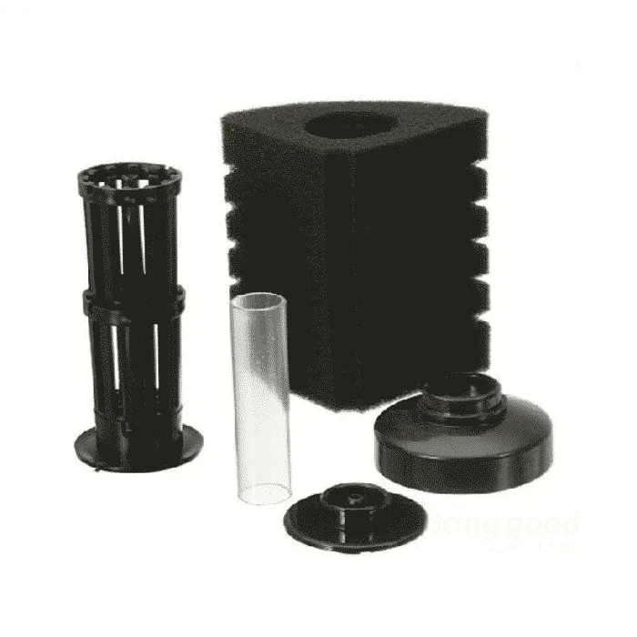 Svampfilter Hörn 200L akvarium luftdrivet