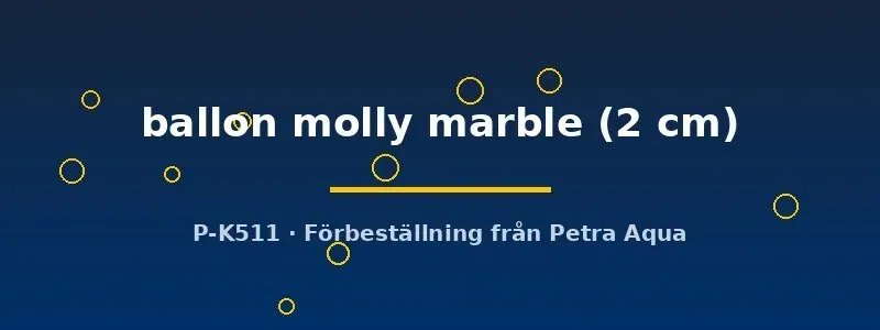 Näsets Poecilia Ballon Molly Marble molly 2 cm